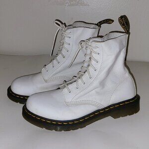 DR. MARTENS Pascal 1460 Virginia Leather Boots, Size 9